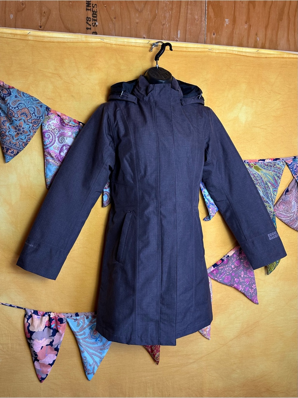 Eddie Bauer Girl on The Go Insulated Waterproof Trench Coat
